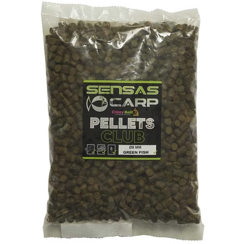 Sensas Pellet Club Green Fish 1kg 8mm