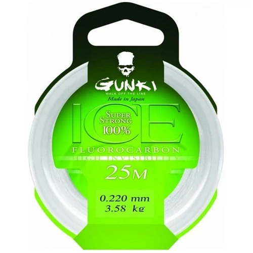 Gunki Gunki Fluorocarbone Ice 25M 0,24mm