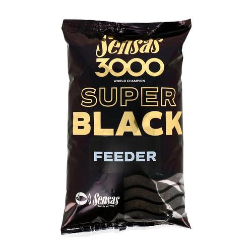Sensas 3000 Super Black Feeder (Feeder-fekete) etetőanyag 1kg