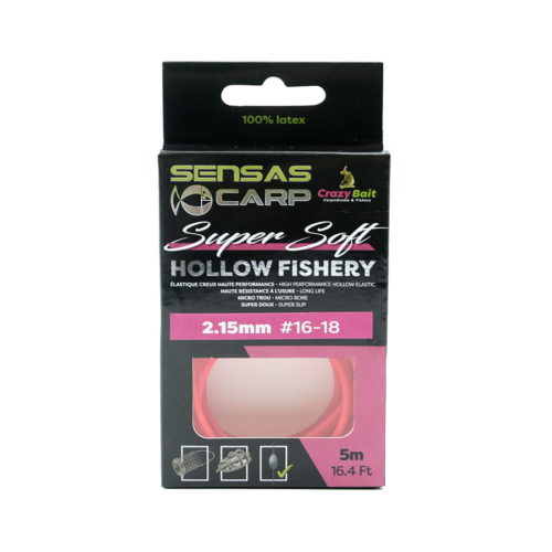 Sensas Hollow Fishery Super Soft 5m 2,15mm csőgumi