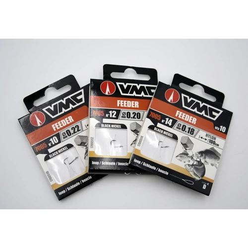 VMC feeder előke, előkötött horog 7005-ös horoggal