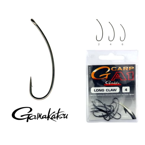 Gamakatsu G-carp A1 LONG CLAW 2 10db/cs