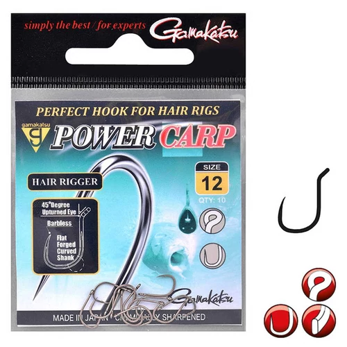 Gamakatsu Power Carp Hair Rigger BL 10db/cs. 12-es