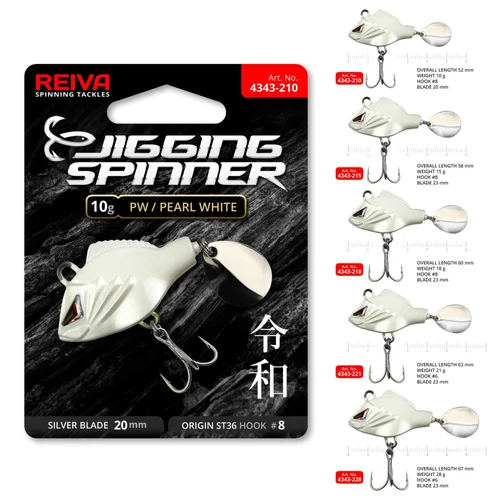 Reiva Jigging Spinner 10g