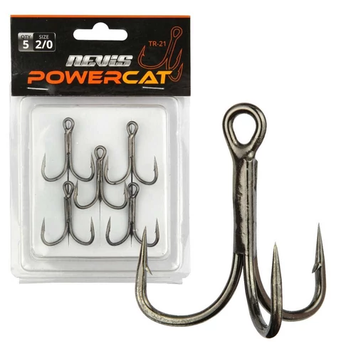 Nevis Powercat Treble Hook 2/0 TR-21 5db