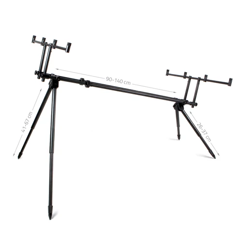 Carp Academy Alcatraz Rod Pod Black