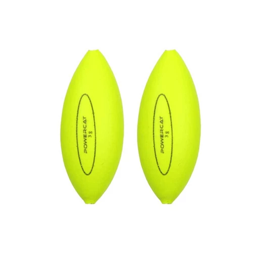 Powercat micro U-float 1.5g sárga 2db/cs