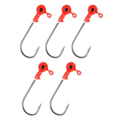 Nevis Gumihal fej piros 4/0 5g 5db/cs