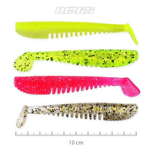 Nevis Impulse Shad 10cm 4db/cs 4szín