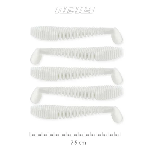 Nevis Impulse Shad 7.5cm 5db/cs (Classic white)