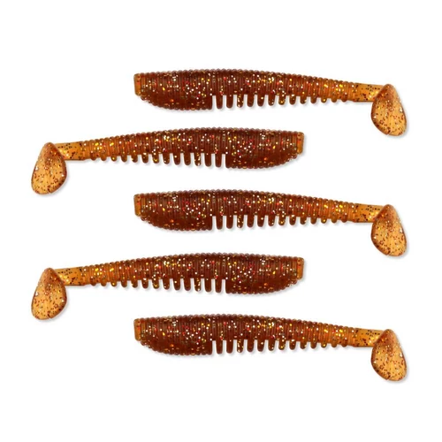Impulse Shad 7.5cm 5db/cs barna-flitter