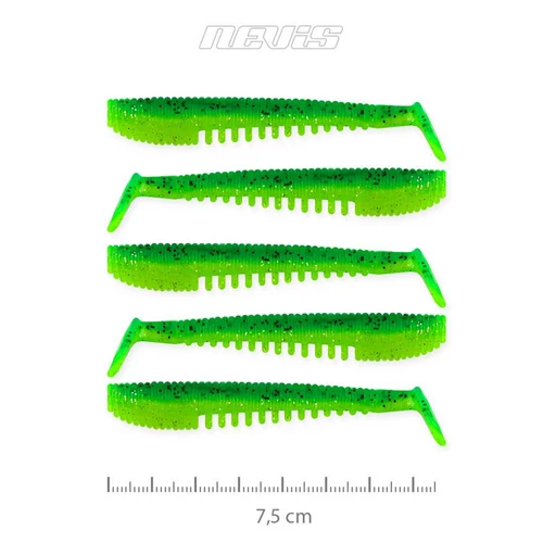 Impulse Shad 7.5cm 5db/cs (zöld-csillám)