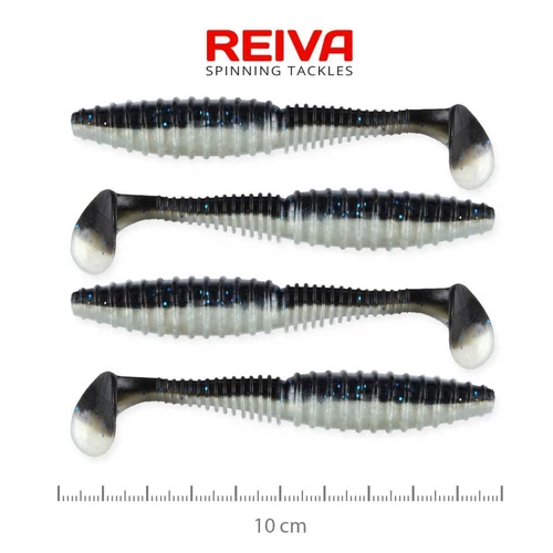 Reiva Zander Power Shad 10cm 4db/cs (Bleak)