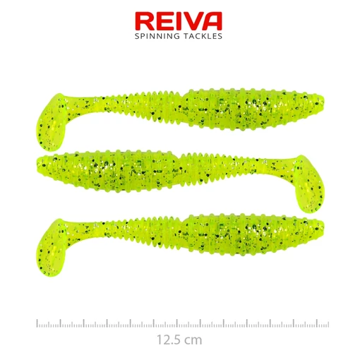 Reiva Zander Power Shad 12,5cm 3db/cs -Poppy Green-