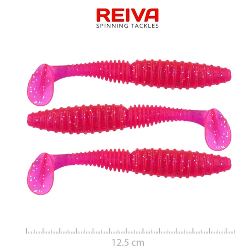 Reiva Zander Power Shad 12,5cm 3db/cs -Japanese Red-