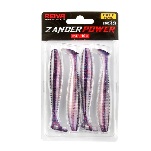 Reiva Zander Power Shad 12,5cm 3db/cs -Purple Pearl-