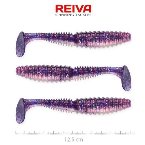 Reiva Zander Power Shad 12,5cm 3db/cs -Purple Pearl-