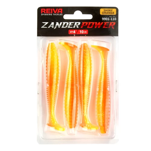 Reiva Zander Power Shad 12,5cm 3db/cs -Shiny Orange-