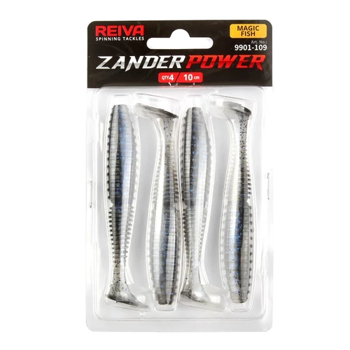 Reiva Zander Power Shad 8cm 4db/cs -Magic Fish-