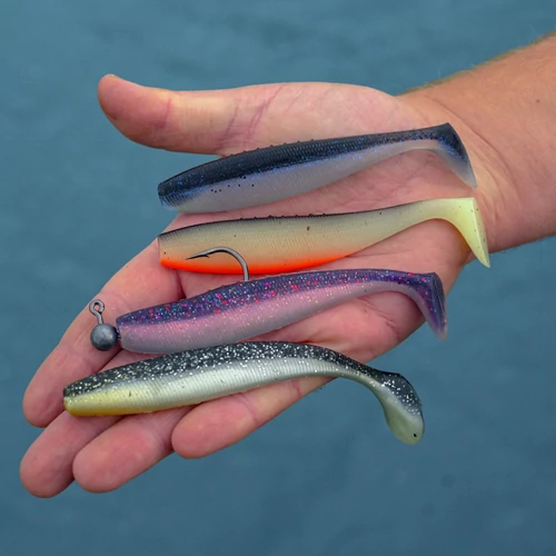 Reiva Flat Minnow Shad 5cm 5db/cs -Purple Pearl-