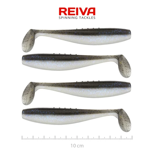 Reiva Flat Minnow Shad 10cm 4db/cs -Magic Fish-