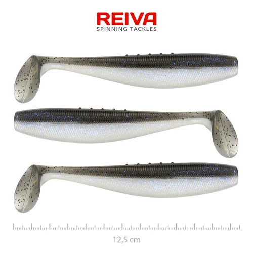 Reiva Flat Minnow shad 12,5cm 3db/cs -Magic Fish-