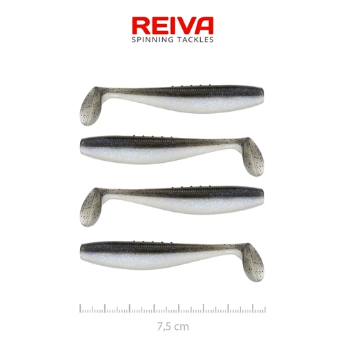 Reiva Flat Minnow shad 7,5cm 4db/cs -Magic Fish-