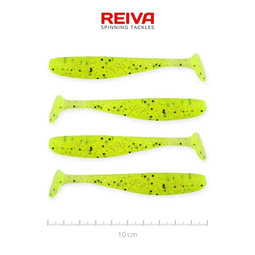Reiva Flash Shad 10cm 4db/cs (Poppy green)
