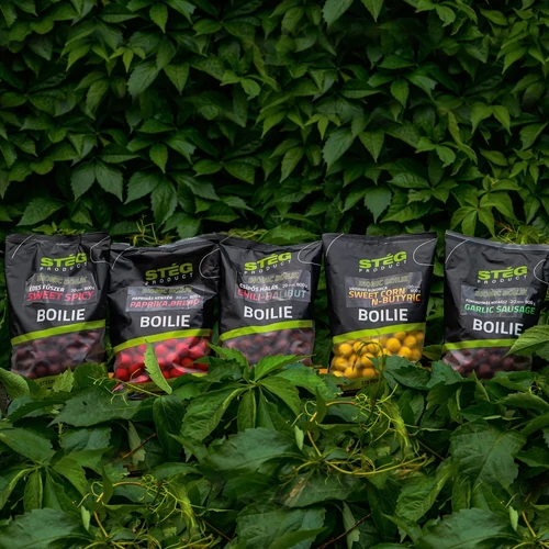 Stég Bionic Boilies 20mm 800g Garlic Sausage;Stég Bionic Boilies 20mm 800g Garlic Sausage