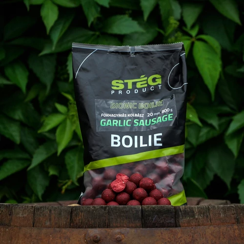 Stég Bionic Boilies 20mm 800g Garlic Sausage