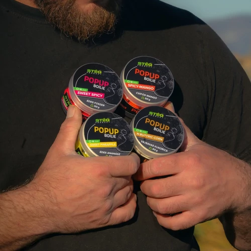 Stég Pop Up Boilies 16mm 50g N-Butyric Corn;Stég Pop Up Boilies 16mm 50g N-Butyric Corn