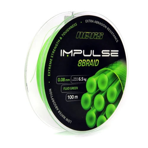 Nevis Impulse 8Braid 100m Fluo Green